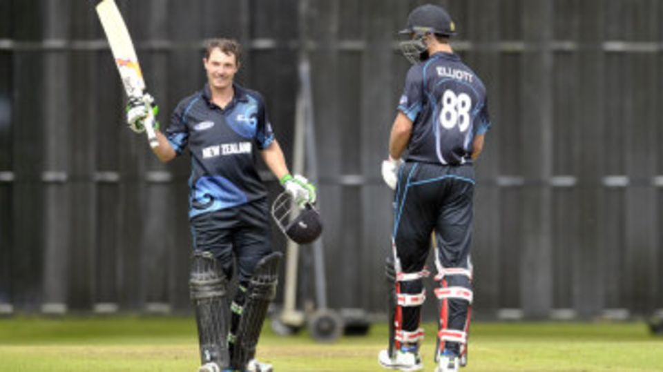 BJ Watling and Grant Elliott both scored hundreds