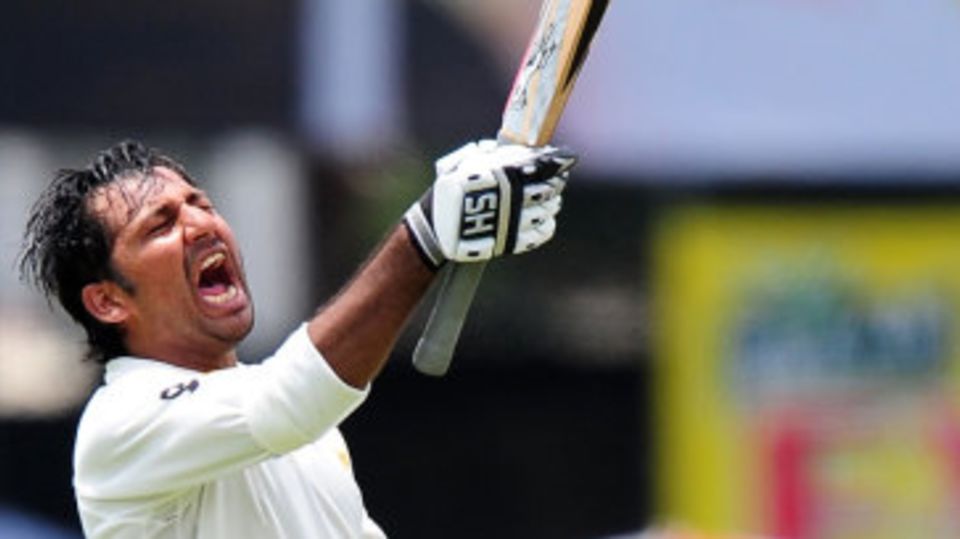 Sarfraz Ahmed is jubilant after scoring a century