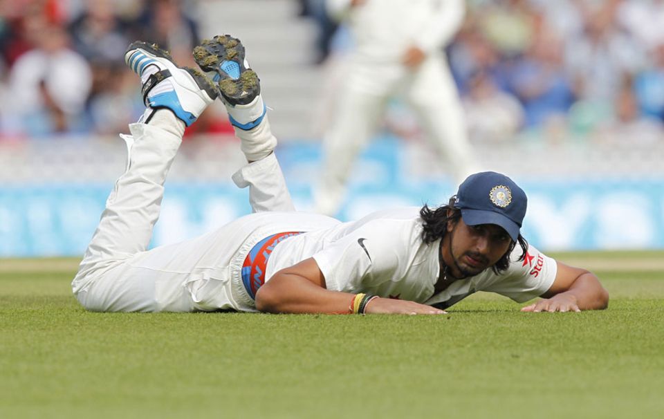 India's seamers bowled 95 overs in the England innings