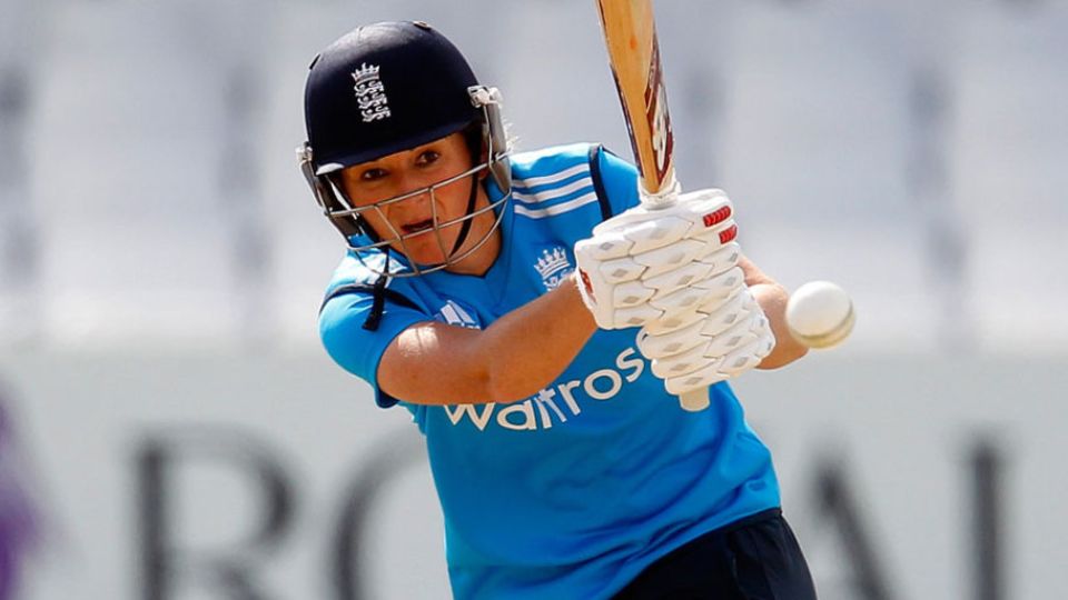 England captain Charlotte Edwards was bowling during the controversial episode