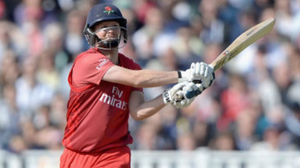 Karl Brown led Lancashire's recovery