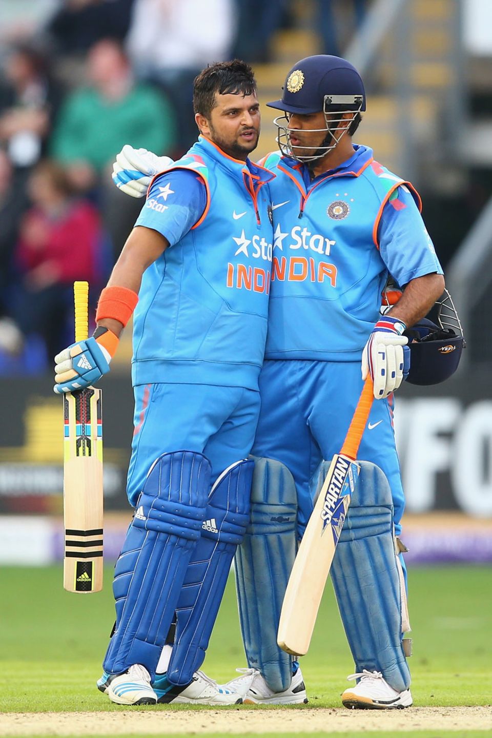 Suresh Raina picked a good opportunity to impress his No. 5 credentials on MS Dhoni
