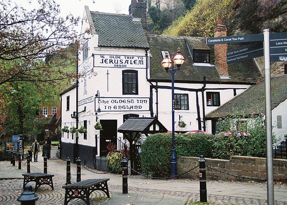 The Ye Olde Trip to Jerusalem in Nottingham is the oldest pub in England