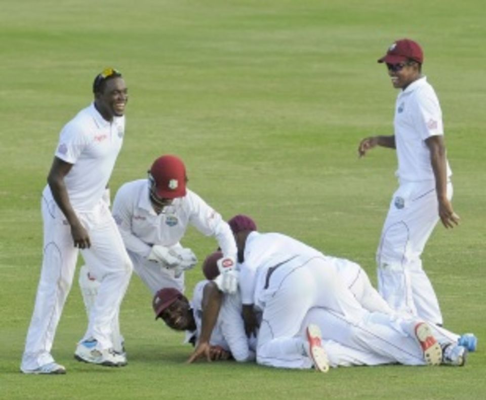 West Indies claimed the final eight Bangladesh wickets for 34 runs