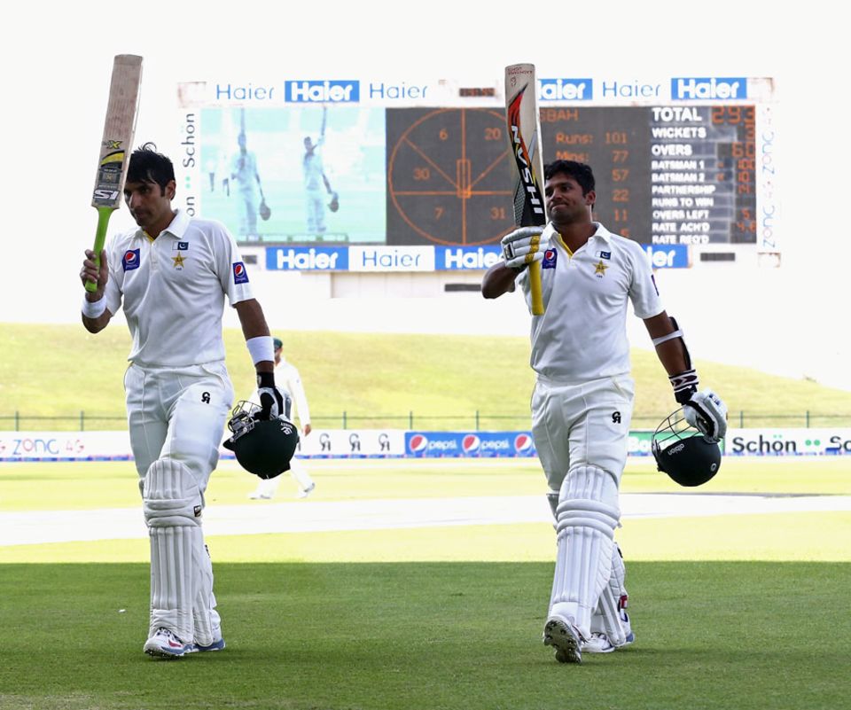 Good old boys: Misbah-ul-Haq and Azhar Ali made their debuts in their mid-20s, late by traditional Pakistan standards, and have come to embody an ethic that goes against the idea of the mercurial Pakistan side