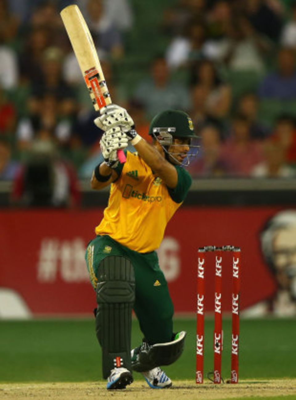 JP Duminy picked up a knee injury in Australia which ruled him out of action for a month