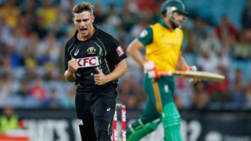 Cameron Boyce took the wicket of Rilee Rossouw