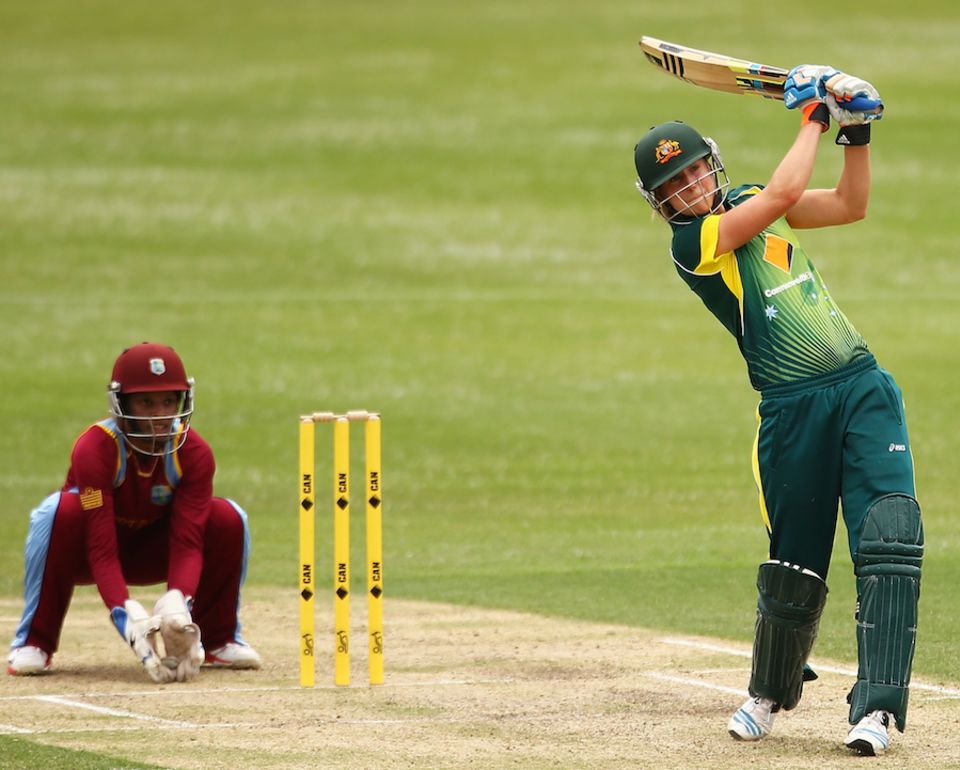 Ellyse Perry hit her fourth ODI fifty