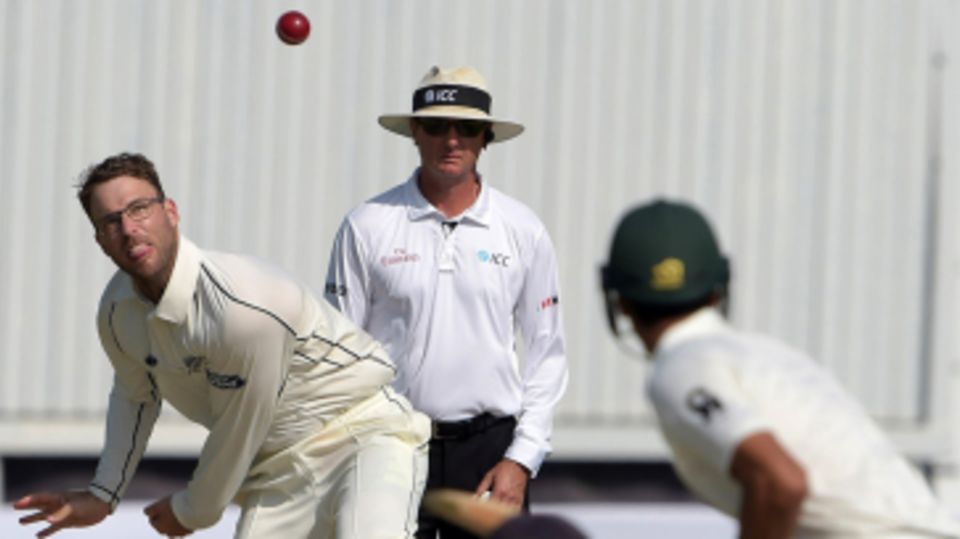Daniel Vettori was playing his first Test in two years and four months