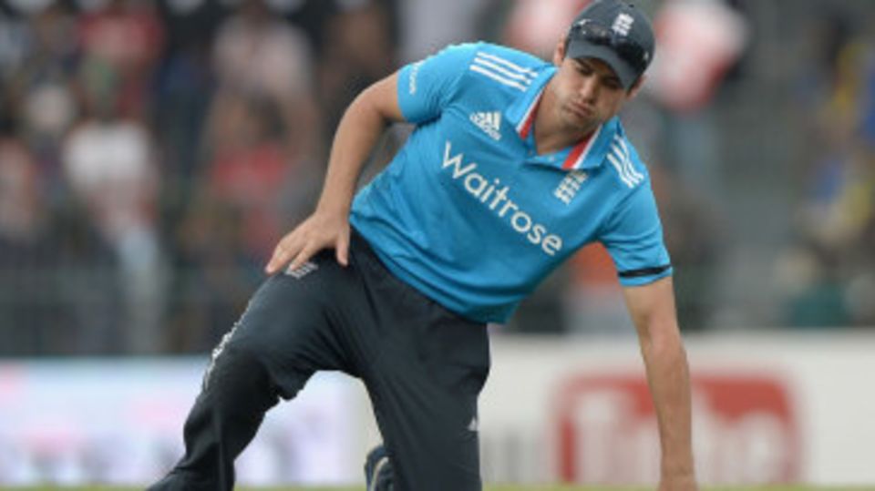 Alastair Cook and England had a disappointing day