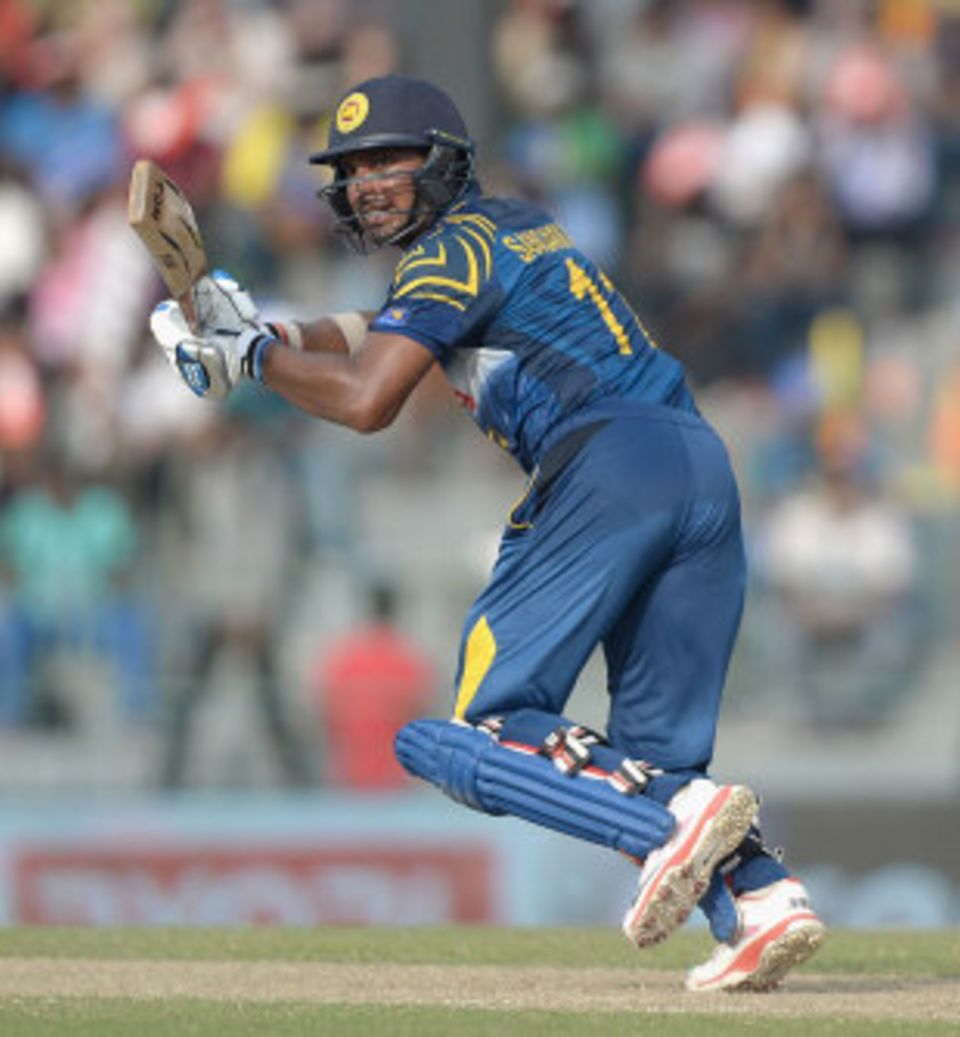 Kumar Sangakkara withstood a spirited England display