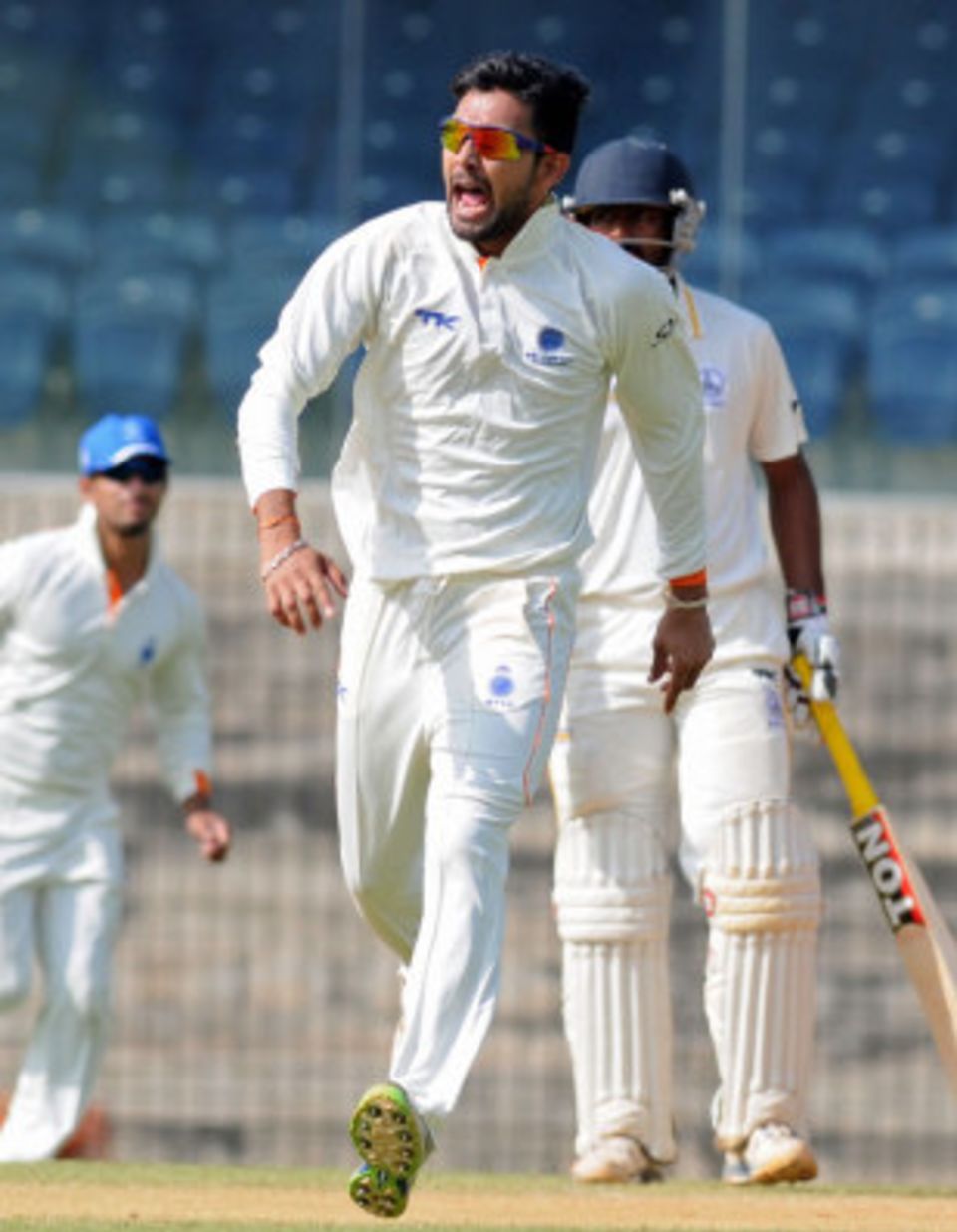 Ankit Sharma scored a half-century and took four wickets with his left-arm spin against Tamil Nadu