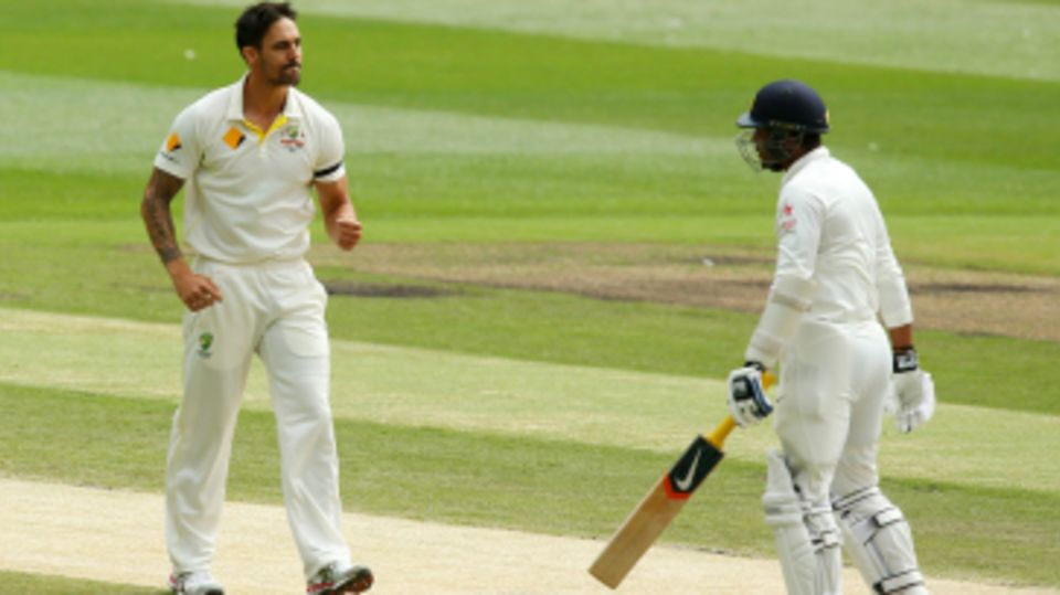 Mitchell Johnson had Umesh Yadav out off the second ball of the day