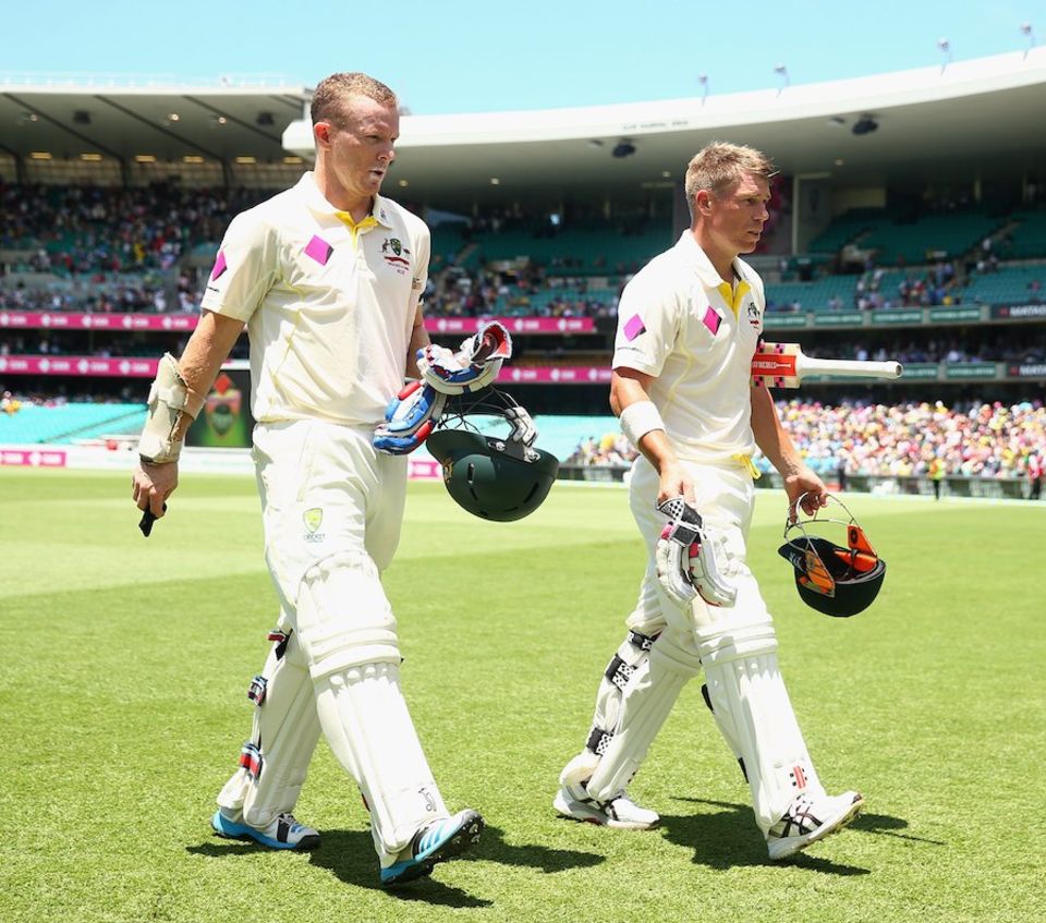 David Warner and Chris Rogers put on 200 for the first wicket in quick time
