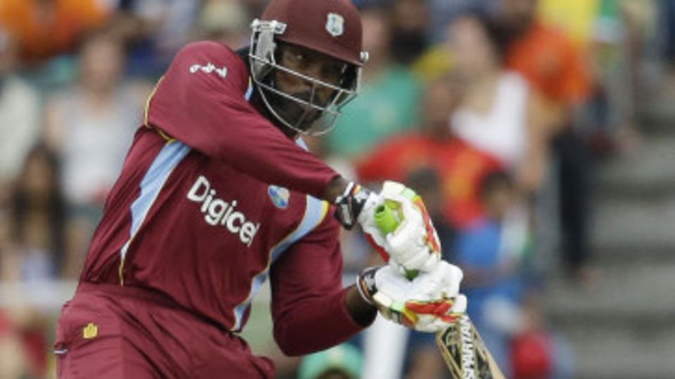 Chris Gayle lashed a 20-ball half-century