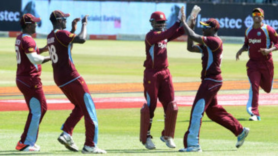 Denesh Ramdin completed the run-out of Hashim Amla