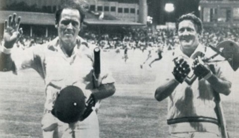 Geoff Boycott takes the applause after his match-winning 86 not out on Boxing Day. Boycott had not been picked by England at the start of the series as he was not considered right for the one-day matches