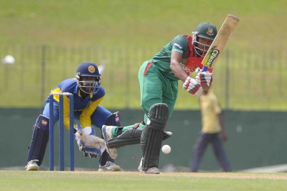 File photo: Nazmul Hossain Shanto top-scored for Bangladesh Under-19s with 96