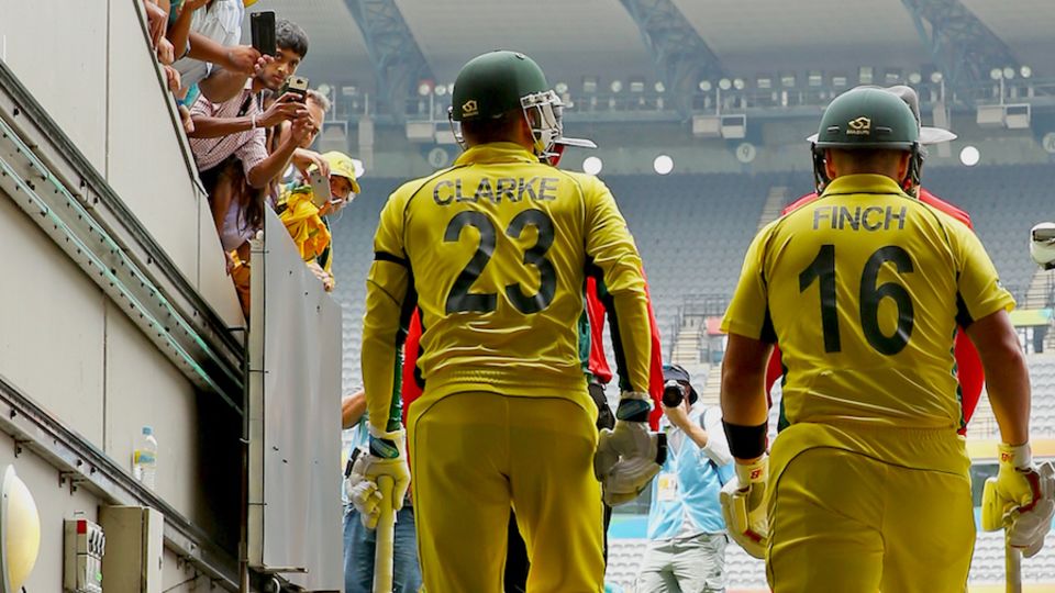 Michael Clarke increased in fluency during the course of his innings
