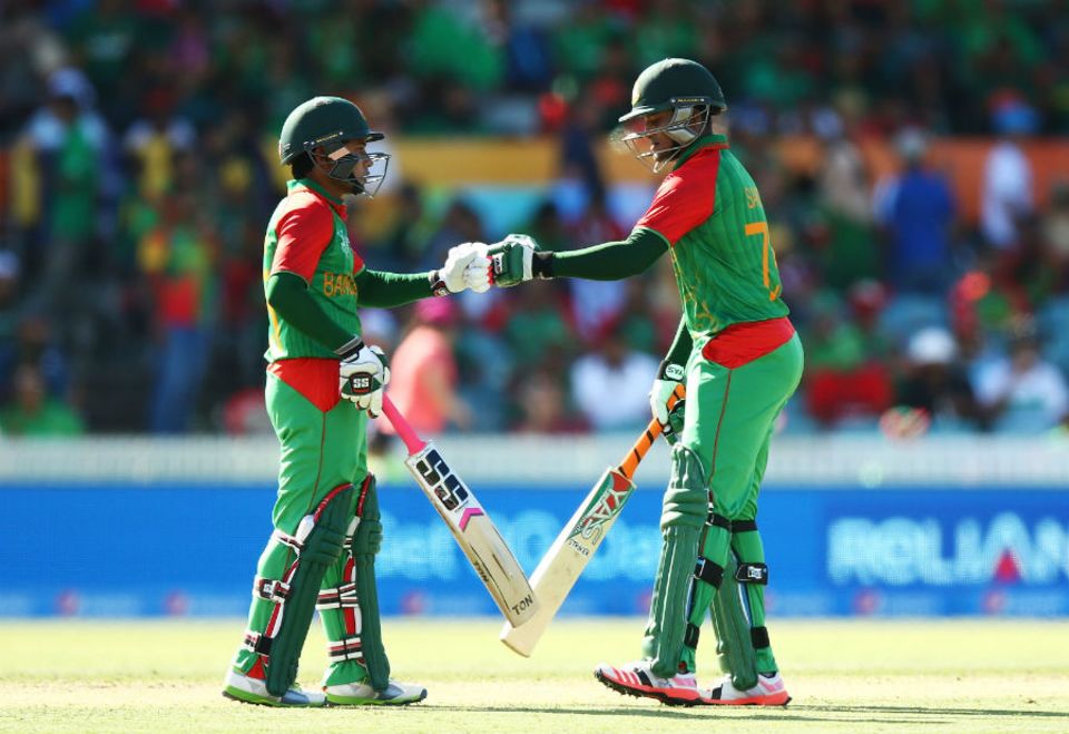 Experienced and calm: In their opening match, Bangladesh were wobbling <a href="http://www.espncricinfo.com/bangladesh/engine/match/656411.html" target="_blank">against new boys Afghanistan</a>, when their senior batsmen, Mushfiqur Rahim and Shakib Al Hasan, put on 114 in 15.3 overs