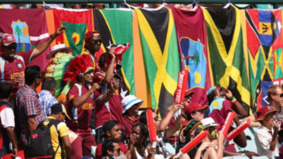 West Indies fans never fail to bring some colour and fervour to the stands