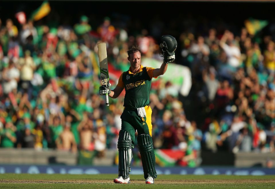 Since January 2013, AB de Villiers averages 62 in ODIs