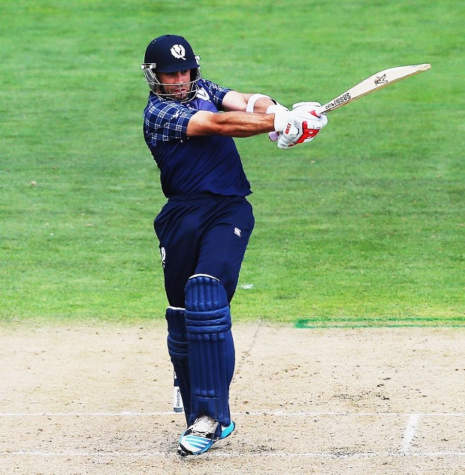 Kyle Coetzer recorded Scotland's first World Cup century