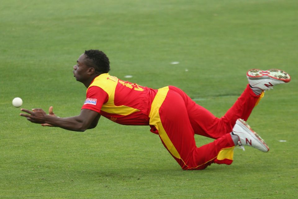 Zimbabwe's fielding was scrappy and they dropped several catches