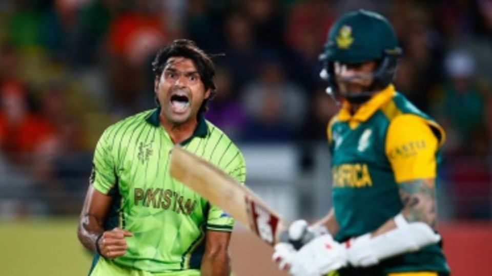 Mohammad Irfan roars after removing Dale Steyn