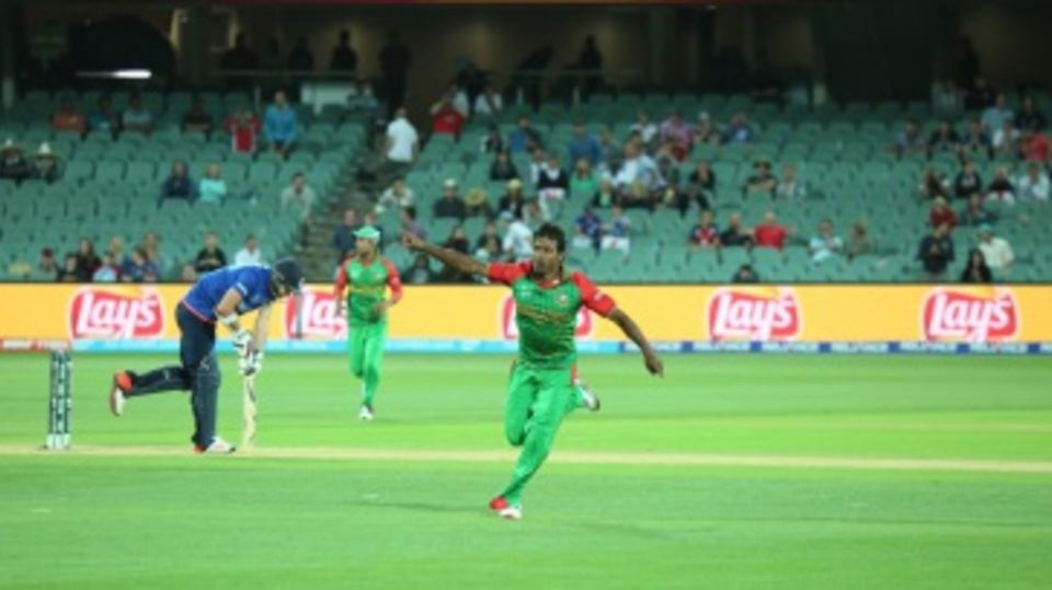 Rubel Hossain signals Bangladesh's progress into the quarter-finals