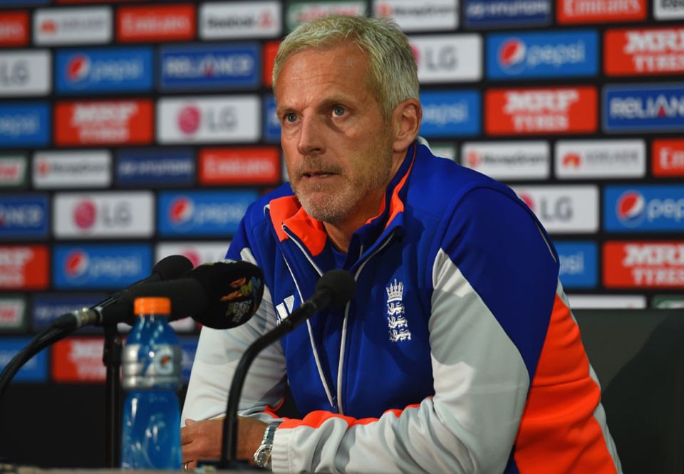 Paul Downton said it was "too early" to make a decision on Peter Moores' future as England coach