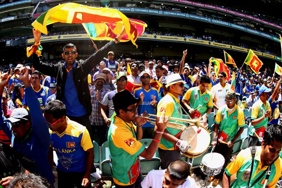 Party on down under: Sri Lankan fans bring music to Boxing Day at the MCG