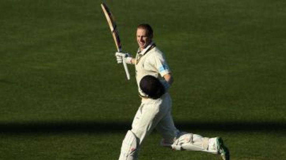 Adam Voges celebrates another hundred