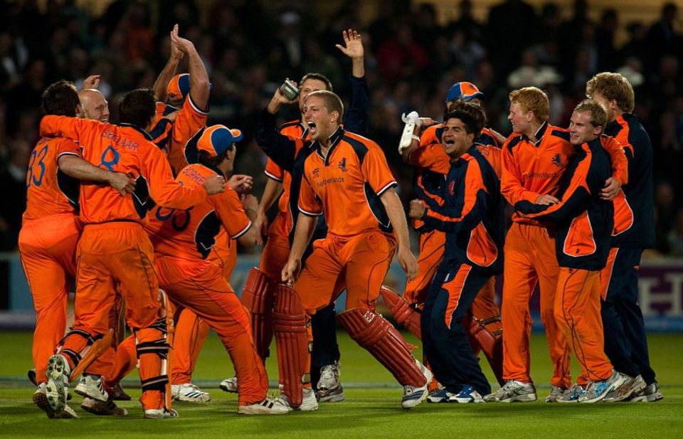 Netherlands' four-wicket win over England in 2009 remains one of the most memorable upsets of the T20 World Cup