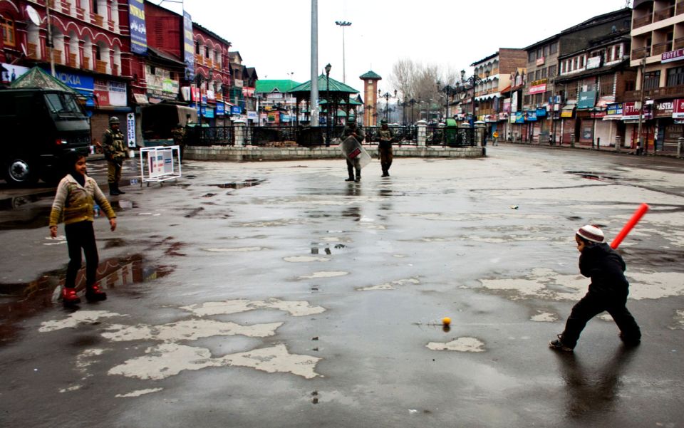 Bats and battalions: the military is an ever-present backdrop for cricket in Kashmir