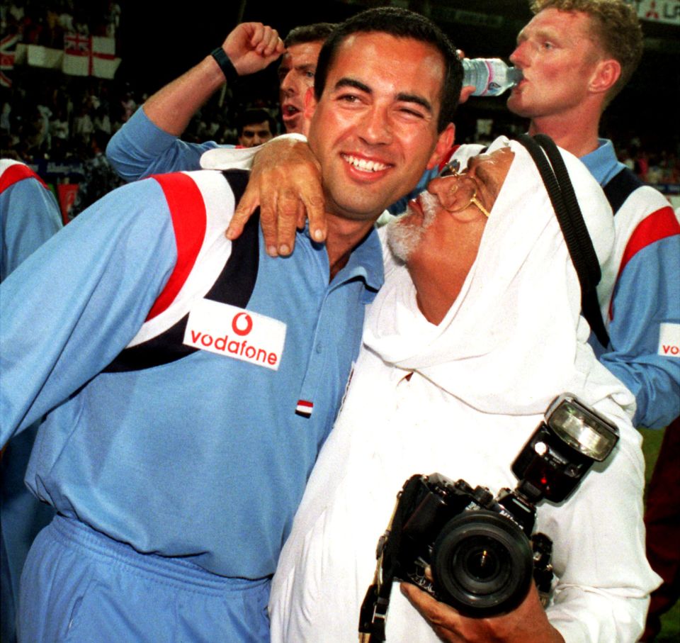 Sheikh hands: not the congratulations Adam Hollioake was expecting