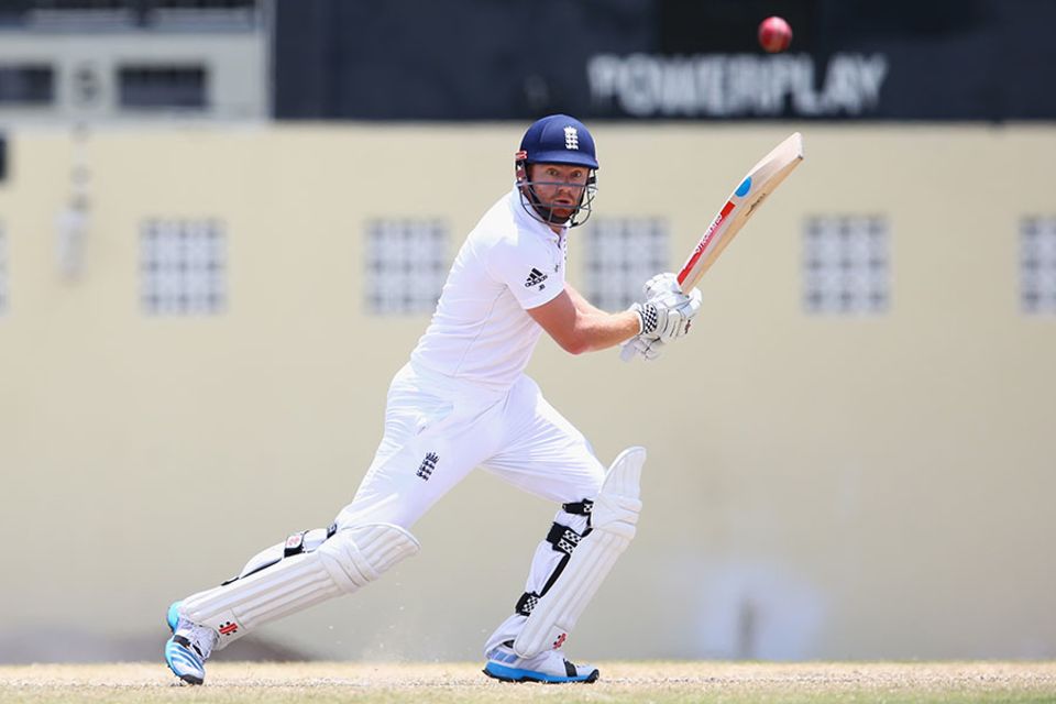 Jonny Bairstow on a rare and largely pointless batting opportunity in the Caribbean
