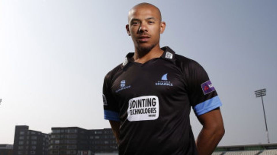 Tymal Mills at a Sussex photocall