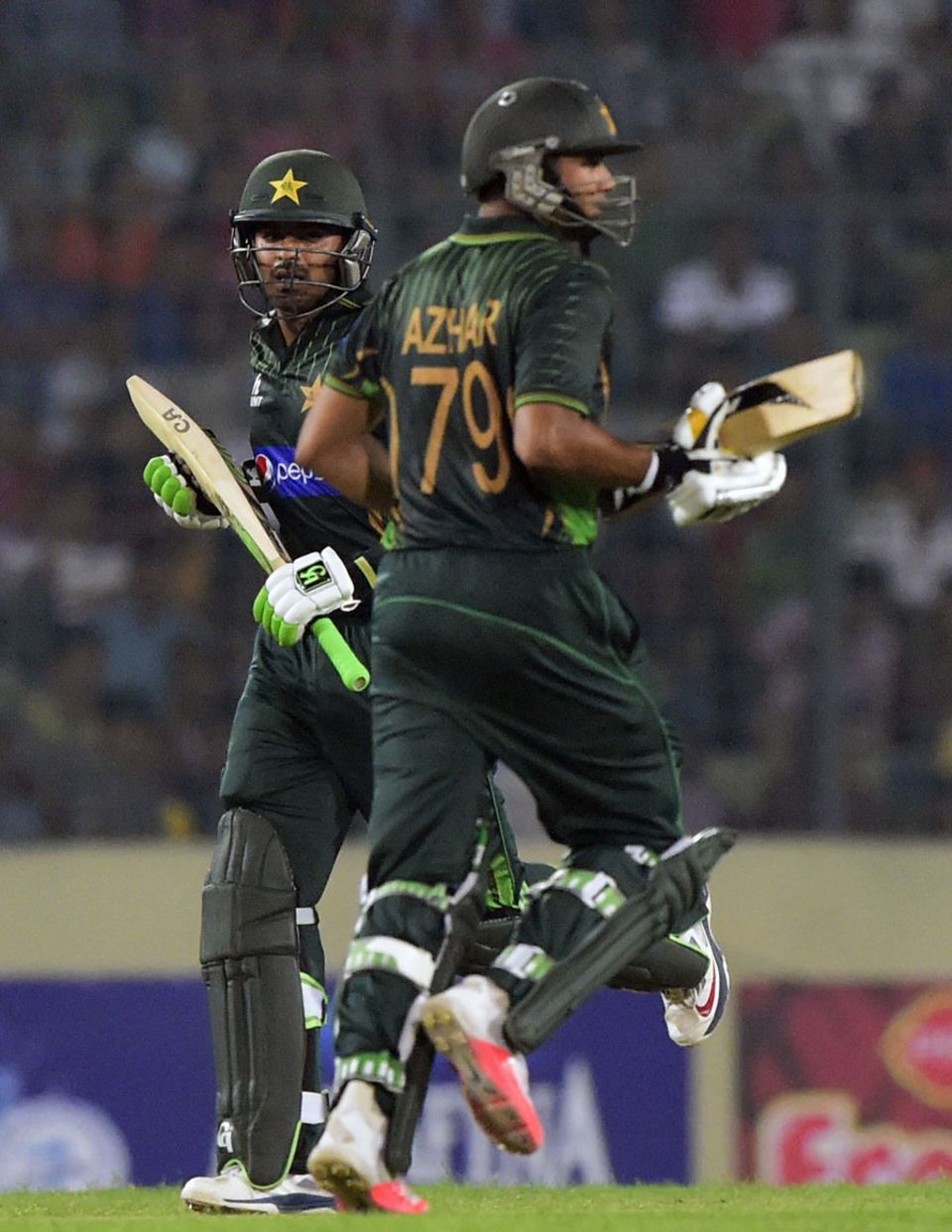 He received ample support from Haris Sohail, who scored 51, as the pair combined for an 89-run association