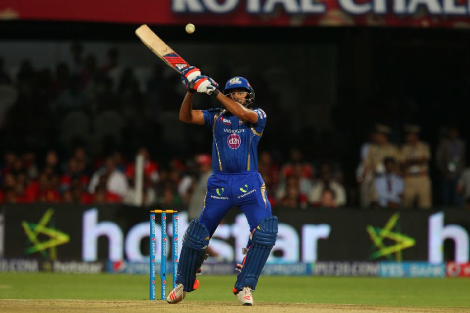 Rohit Sharma launched four sixes and three fours for his 15-ball 42 but got out playing a rash shot