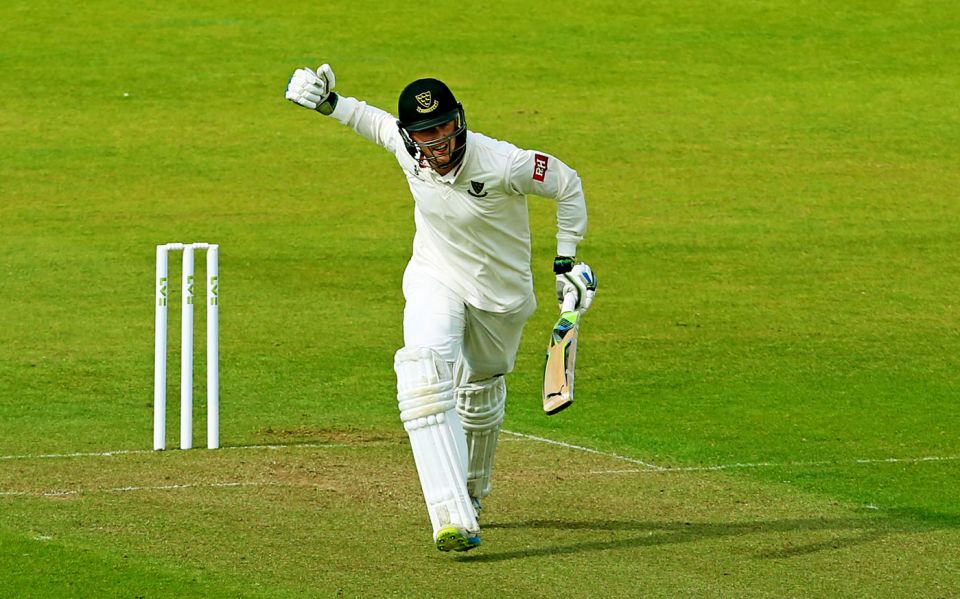 Oliver Robinson: the seventh player to score a debut first-class century from No. 9