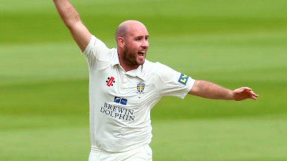 Chris Rushworth took a second-innings five-for