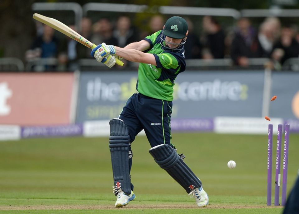 William Porterfield dragged on against England debutant Mark Wood