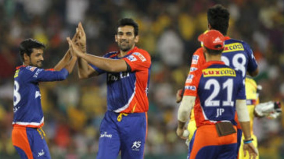 Zaheer Khan ended with figures of 4-1-9-2 and bowled 19 dot balls