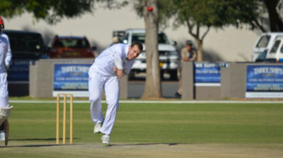 Sarel Burger ended with match figures of 5 for 66