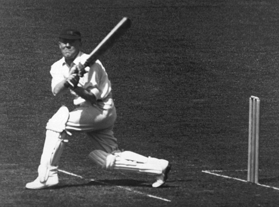 Harry Lee batting for Middlesex in 1930