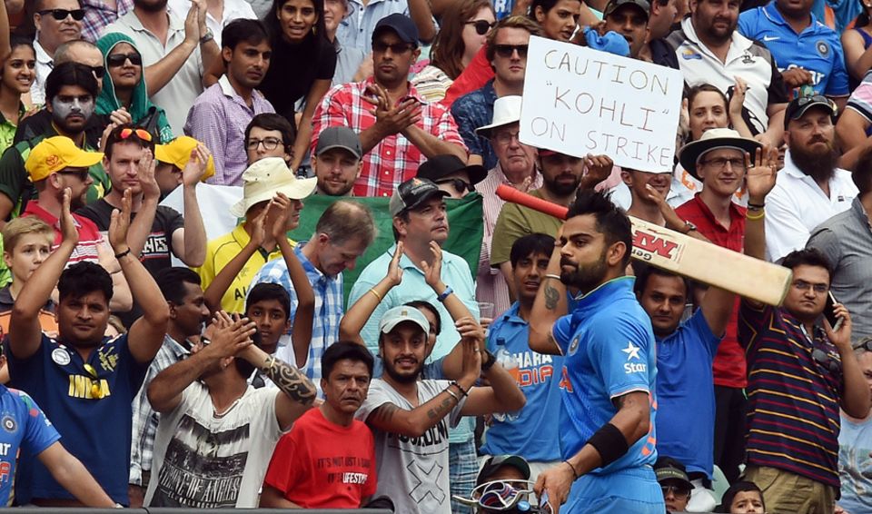 Big crowd, lots of noise? No problem: "I can see everyone, I am out there in the open, but still I am not drifting, not getting carried away. That makes you think that, yes, you belong"