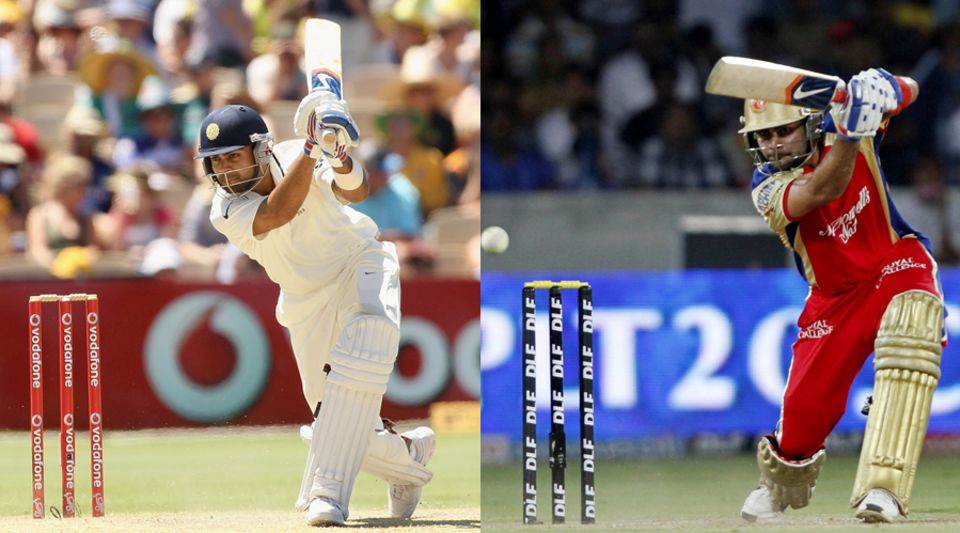 The classicist: Test match or T20, "proper cricketing shots", especially the cover drive, are the way to go for Kohli