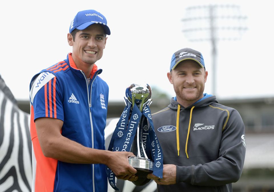 Captains Alastair Cook and Brendon McCullum are currently in very different places
