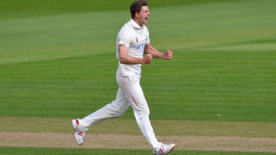 Craig Meschede helped finish off the Essex innings